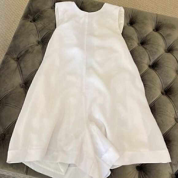 NWT- Kendall + Kylie Sleeveless A-line Open Back Romper,  White size XS - Picture 7 of 9